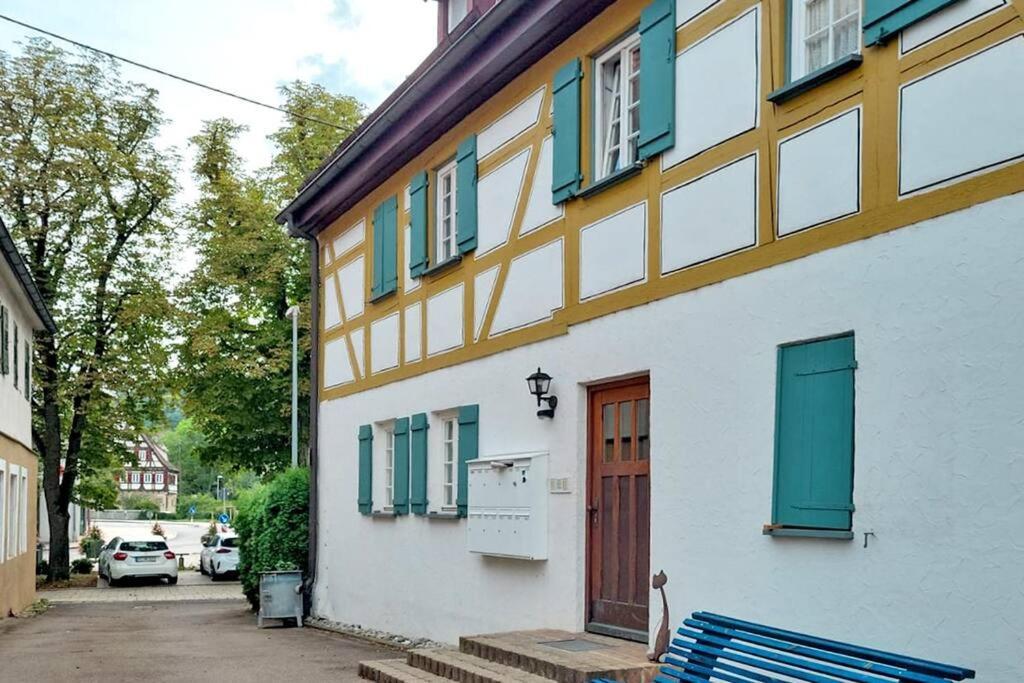 Fachwerk Maisonette In Nuertingen Exteriör bild